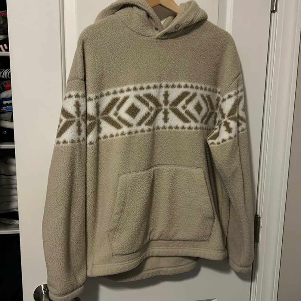 American eagle sheepskin pullover